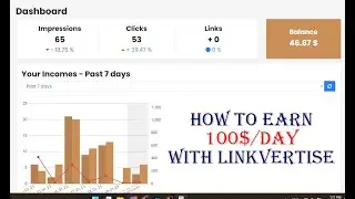 How to Earn money 100$ per day with Linkvertise 2023