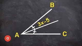 Find the measure of the angle given the angle bisector | Geometry