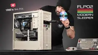 I Built an EPIC Sleeper PC (it's wild) | Silverstone FLP02 Retro Gaming PC Build