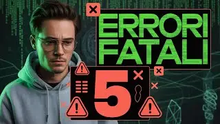 5 Errori Fatali degli Hacker Principianti che Rovinano la Carriera