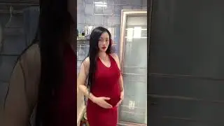 red dress