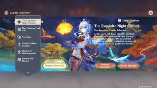 Genshin Impact 3.4 The Exquisite Night Chimes ( Epilogue ) JP dub