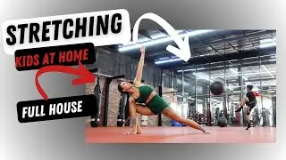 Stretching For Mom | Kids At Home | Easy Workout