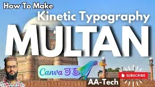 Kinetic animated photography | Canva Animation | Canva Tutorial