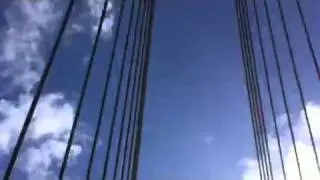 The Anzac bridge on Anzac day holiday