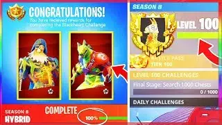 How To GET FREE “MAX STAGE SKINS” LEVEL 100 REWARDS In SEASON 8! (FASTEST WAY TO GET XP Fortnite)