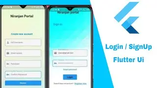 flutter Login/Signup Ui | Beautiful Ui Flutter With source  code