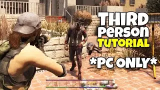 How To Go Third Person - 7 Days To Die 1.0 (Free Camera, Creative Mode)