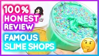 HONEST FAMOUS SLIME SHOP REVIEW 😫 OG SLIME & AUDEEZSLIMES PACKAGES
