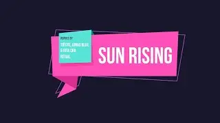 Crazy Pads - Sound pack: SUN RISING (Inspired by Tiësto, Jonas Blue & Rita Ora - Ritual)