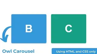 Creative Sliding Animation Card Using HTML and CSS only | Owl Carousel