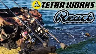 Right now this is MY FAVORITE spinning rod🎣 Tetra Works React 65 and morning fishing