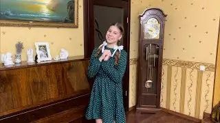 Ева Шмыкова 12 лет, «Живая Классика» Борис Ганаго «Зеркало».