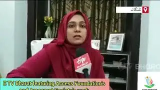 Etv Bharat Featuring Access Foundation's and Amoomat Society's work during the pandemic