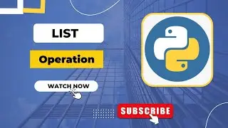 List Operation(in Python)