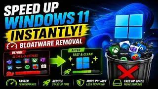 "How To Remove Bloatware, Adverts, Telemetry and CoPilot+ In Windows 11"
