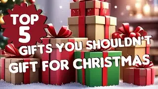 TOP 5 Gifts That You Shouldn't Give For Christmas ​⁠​⁠ #christmasgifts #christmas #top5 (Throwback)