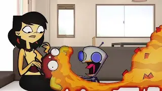 [Cartoon Crossover] WANT SOME NACHOS with Gir & Sky