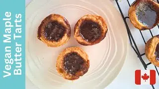 How to Make Canadian Maple Butter Tarts | Dairy Free Egg Free Vegan Recipe