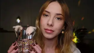 ASMR 1h me maquiando 🌧️ sons de maquiagem e sussurro para você dormir 😴