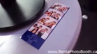 People using the photo booth