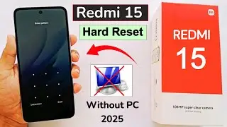 How to Hard Reset Xiaomi Redmi 15 | Redmi 15 HyperOS Hard Reset Without PC