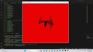 SpiderMan Logo in PYTHON