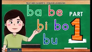MATUTONG BUMASA NG ABAKADA- BA BE BI BO BU PART 1- FOR BEGINNERS, KINDER, GRADE 1 | Teacher Share's