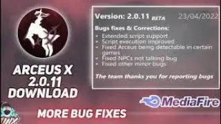 Arceus x 2.0.11 [Beta]