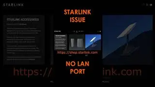 STARLINK PH ISSUE NO LAN PORT OR ETHERNET PORT 