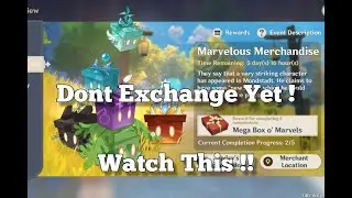 Dont Exchange Reward Yet !!! Marvelous Merchandise Event - Genshin Mobile Gameplay