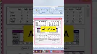 Excel formatting in just one click ☺️☺️ #ytshorts #excel #exceltutorial