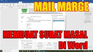 Cara Mudah Membuat Mail Merge Di Microsoft Word