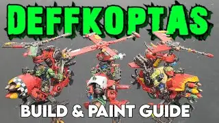 Ork Deffkoptas! Warhammer 40K Build and Paint Tutorial!