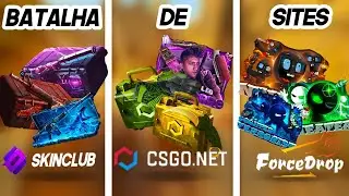 DESCUBRA qual MELHOR site para ABRIR CAIXAS de CSGO?
