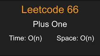 Plus One - Leetcode 66 - Python
