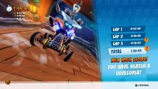Clockwork Wumpa - Developer Time Beaten!! - CTR Nitro-Fueled