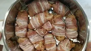 🍗🥓🍆ВКУСНО НА ПАРУ || Куриные рулеты на пару с овощами