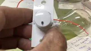 The fan with “electronic fan regulator” at low speed produces a different kind of sound