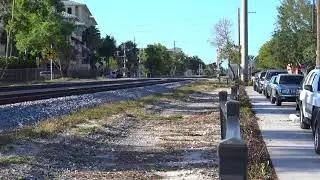 Brightline Train's Meet At Atlantic Ave.