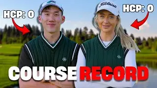 Can 2 Scratch Golfers break the COURSE RECORD in 9 holes?