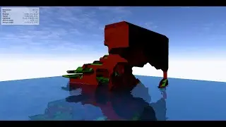Shadow map, water effect using reflection and refraction with webgpu.