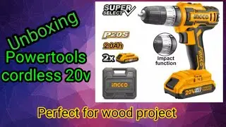 Cordless drill 20v Ingco brand unbox