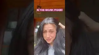Going Gray in the Skunk Phase! 😅 