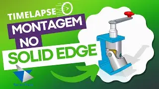 Desvendando o segredo das juntas universais: Montagem em timelapse no Solid Edge