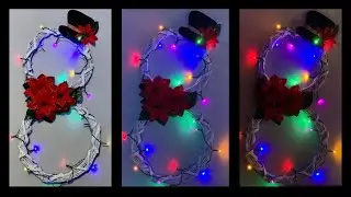 DECORACIÓN NAVIDEÑA MUÑECO DE NIEVE - MARIBEL REYNA