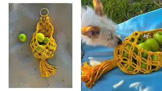 DIY: NEW Macrame Fruit Net Camping 2024 / step by step tutorial