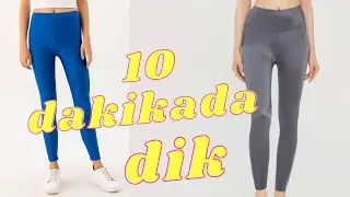 Kalıp kullanmadan tayt dikimi - Çok pratik tayt yapımı - 2 farklı tayt yapımı