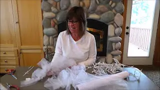 DIY Light Tulle Garland