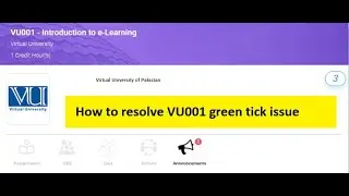 VU001 | Introduction to e-Learning | How to pass this course